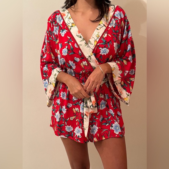 **Flying Tomato Kimono Romper - Size Large** - Picture 1 of 5